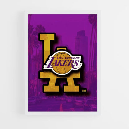 Logotipo de los Lakers Póster