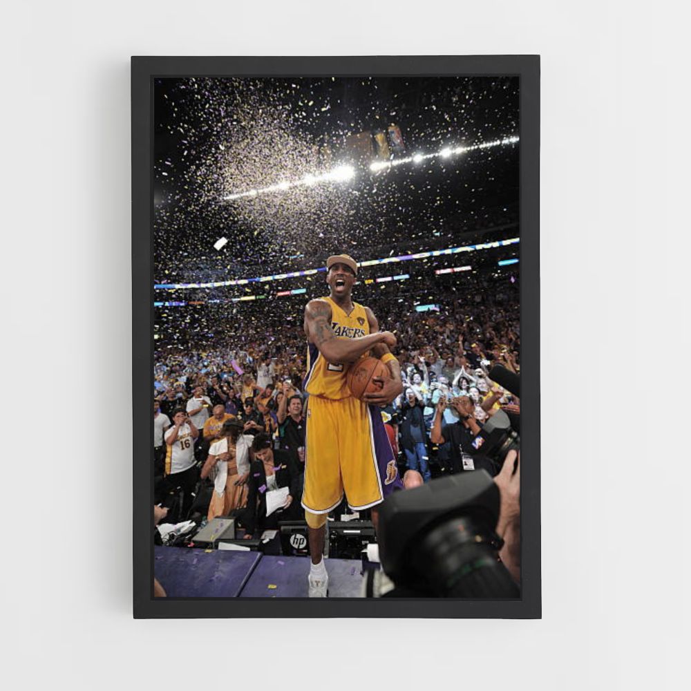 Póster Victoria de los Lakers