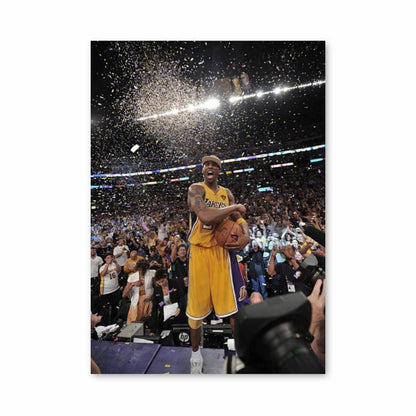 Póster Victoria de los Lakers