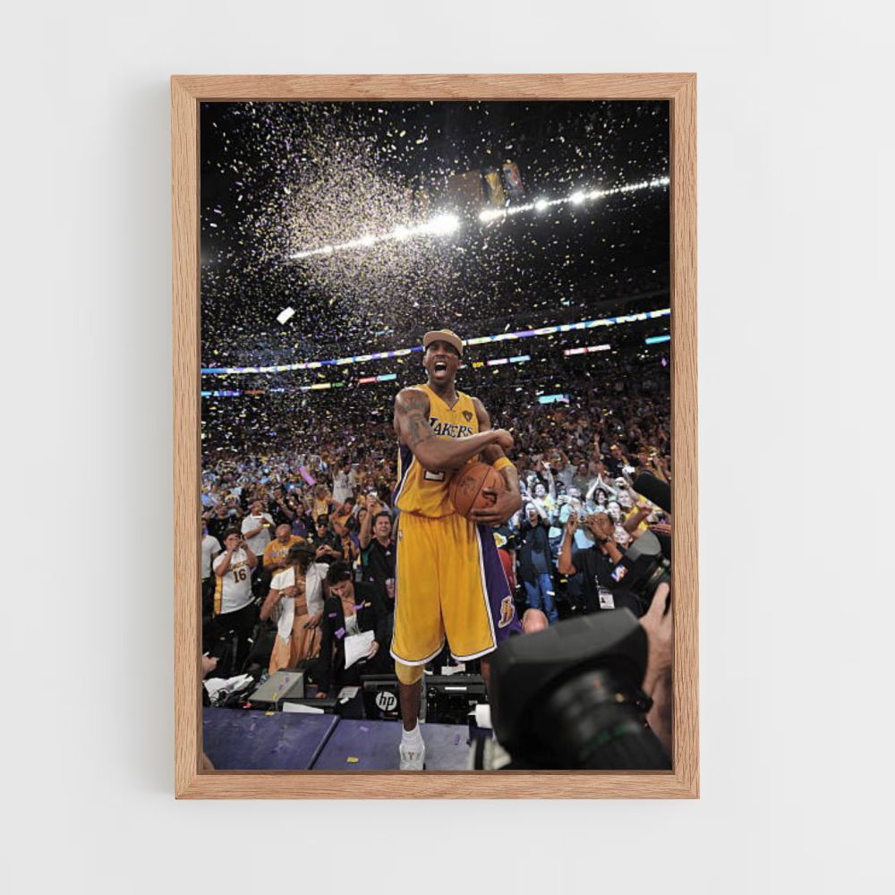 Póster Victoria de los Lakers