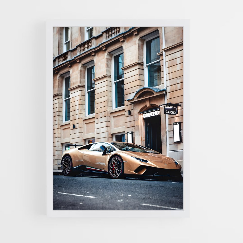 lamborghini-2 cadre Blanc
