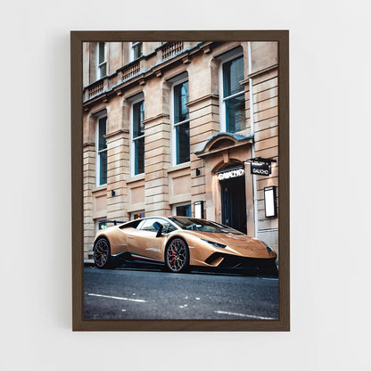 lamborghini-2 cadre Bois foncé