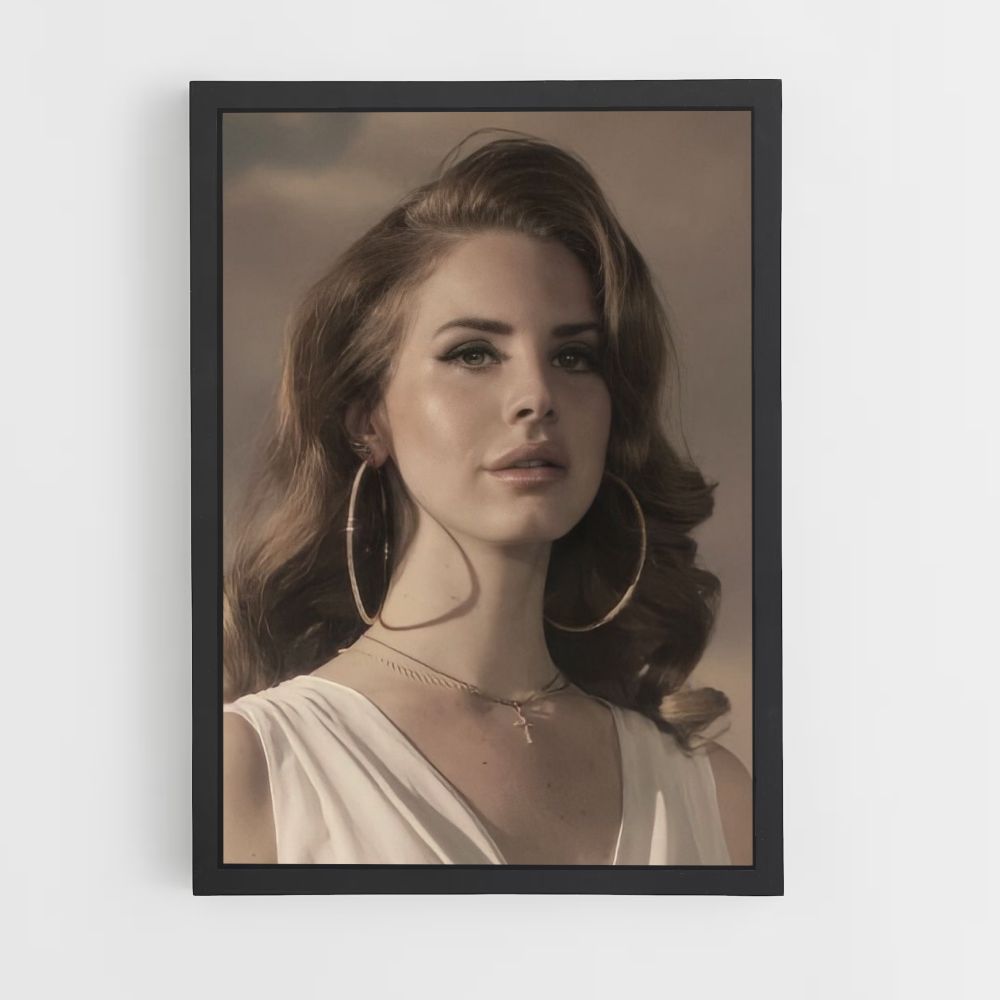 Póster Retrato de Lana Del Ray