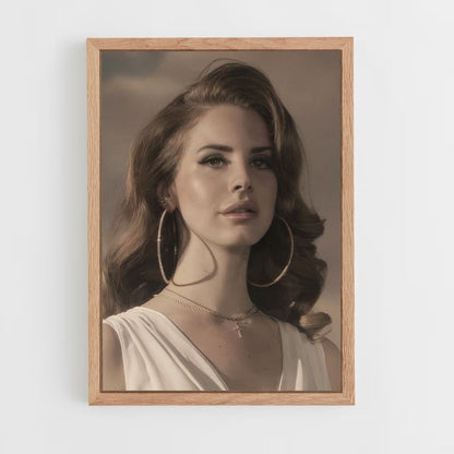 Póster Retrato de Lana Del Ray