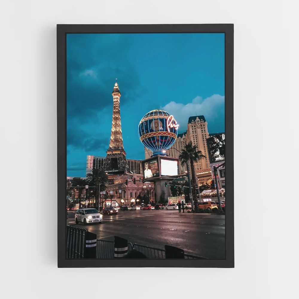 Póster Las Vegas de lujo