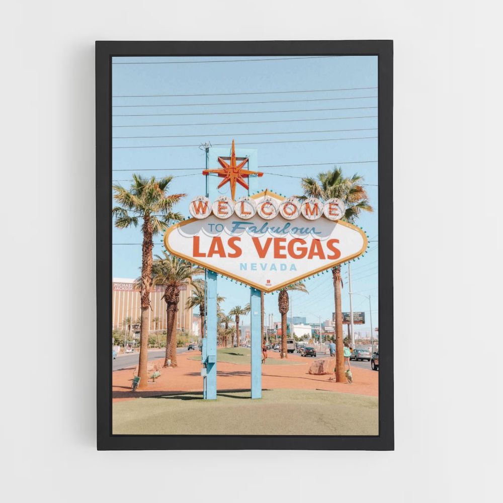 Cartel Bienvenido Las Vegas