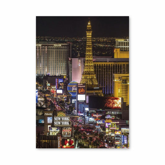 Póster Timelapse Las Vegas