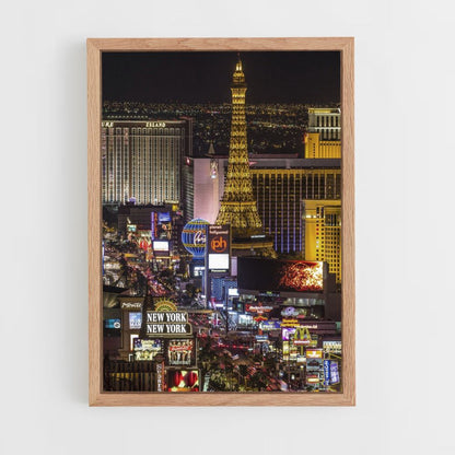 Póster Timelapse Las Vegas