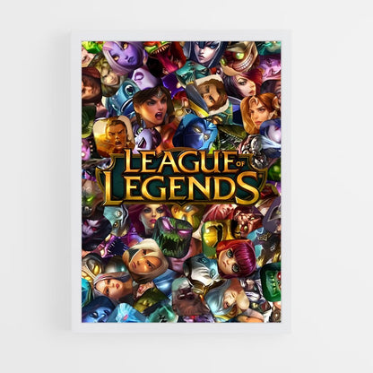 league-of-legends-1 cadre Blanc