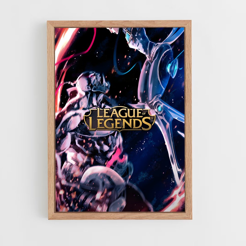 league-of-legends-3 cadre Bois clair