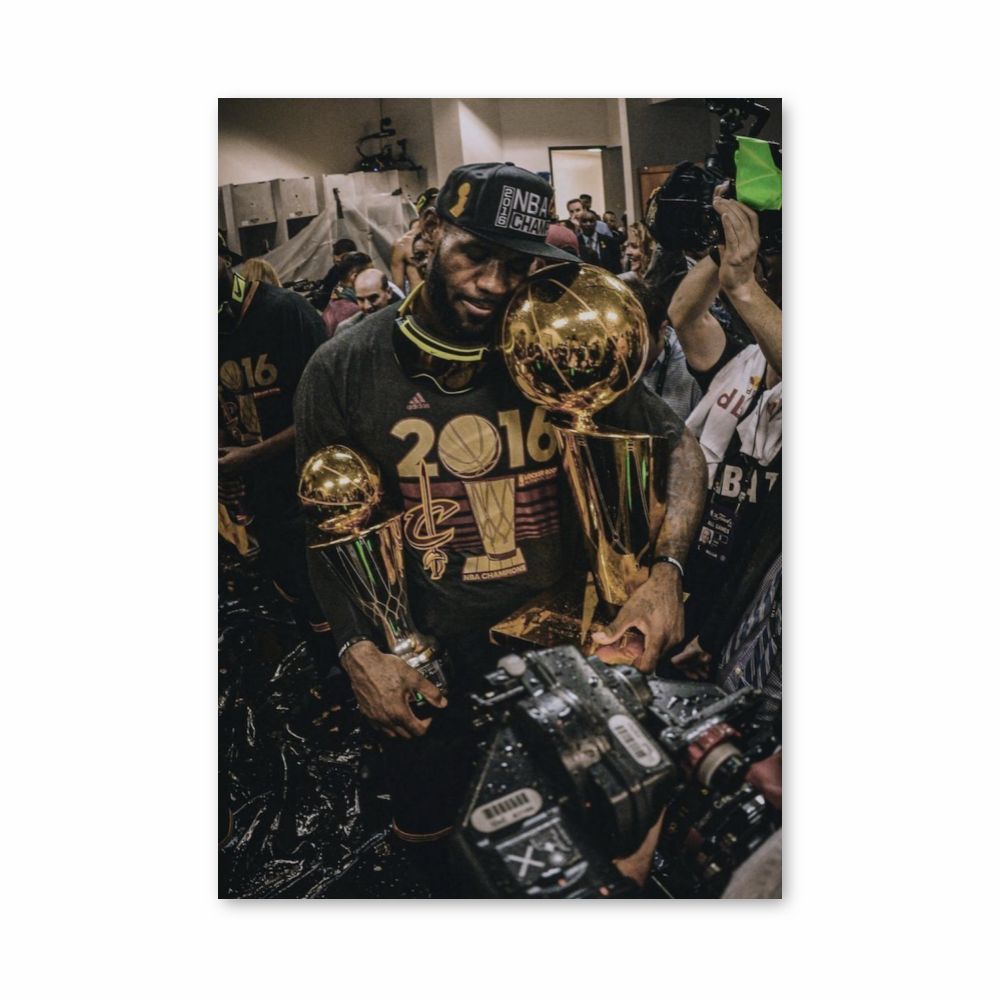 Campeón de Lebron James Póster