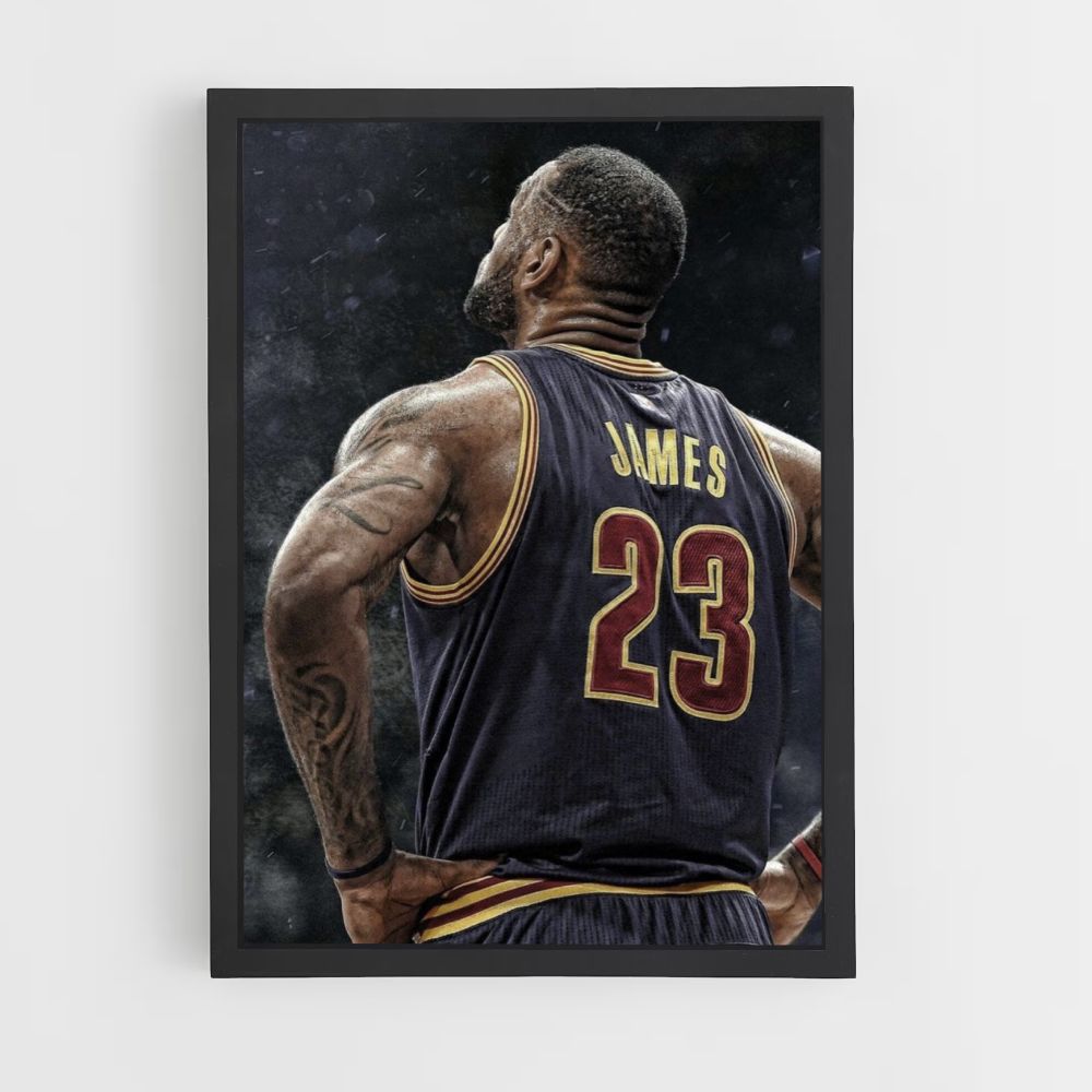 Póster Lebron James 23