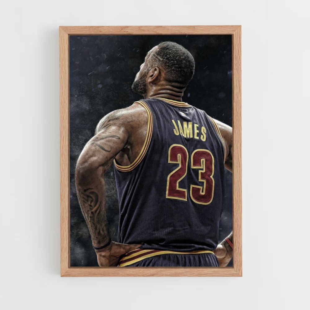 Póster Lebron James 23