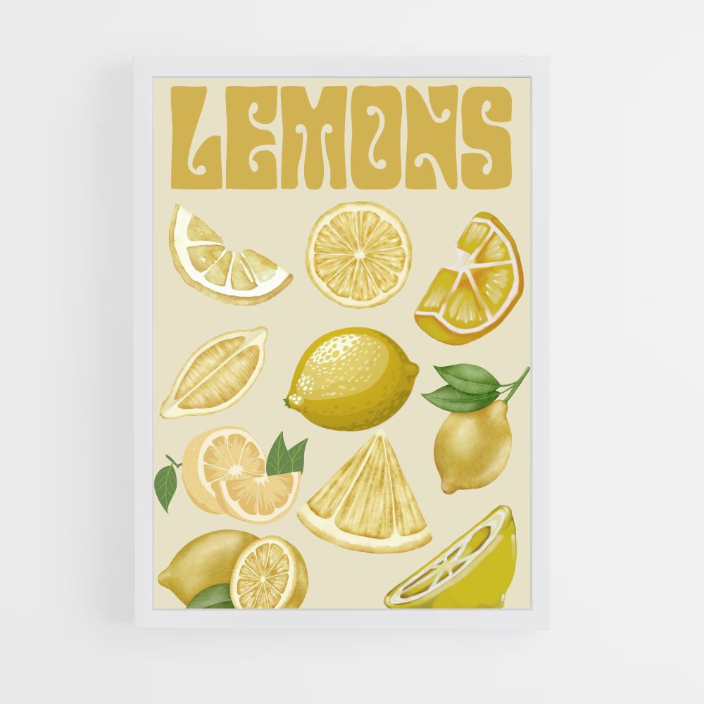 Limones Póster