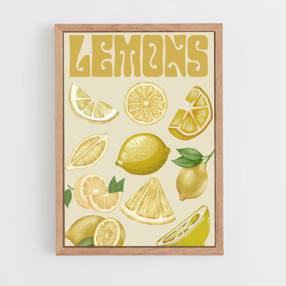 Limones Póster