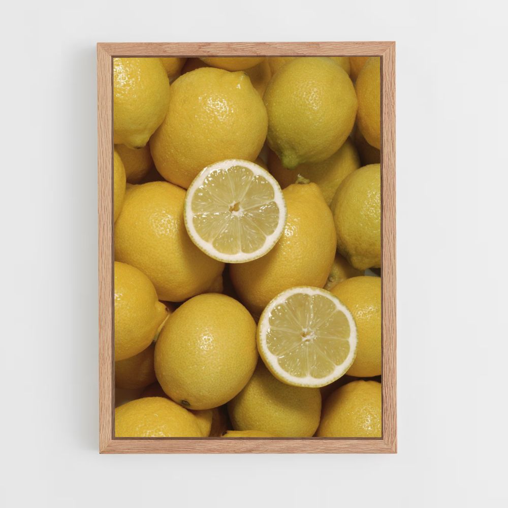 Póster Limones frescos