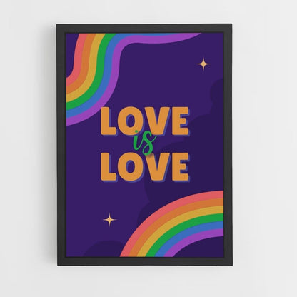 Póster Amor Arcoiris