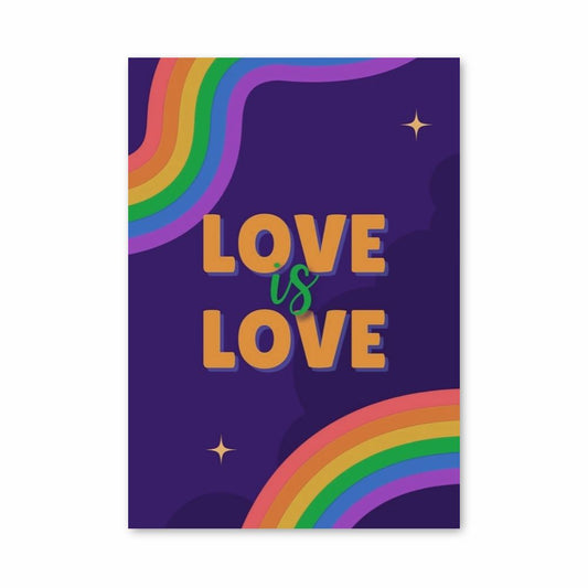 Póster Amor Arcoiris