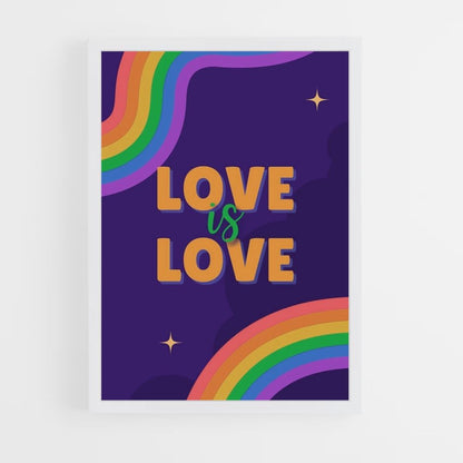 Póster Amor Arcoiris