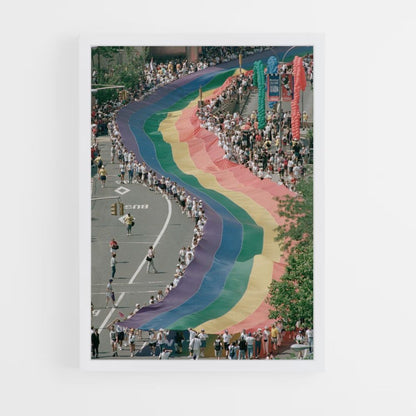 Bandera del arcoiris Póster