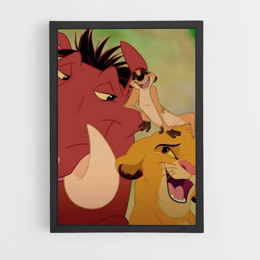 Póster Timón Poumba Simba