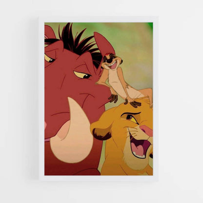 Póster Timón Poumba Simba