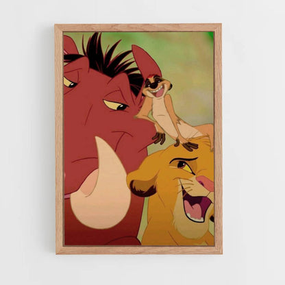 Póster Timón Poumba Simba