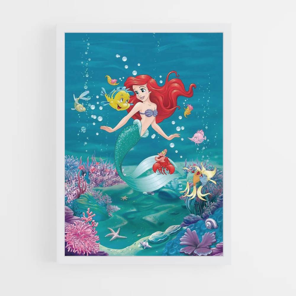 Cartel Dibujo Ariel Platija