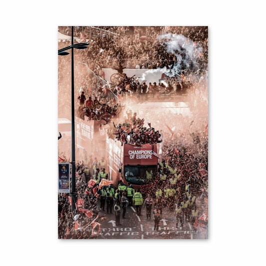 Póster Liverpool FC Europa