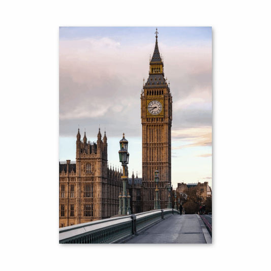 Póster Reloj Londres