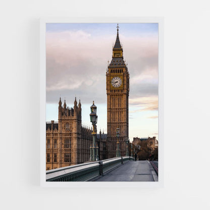 Póster Reloj Londres