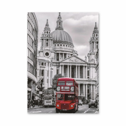 Póster Autobús rojo de Londres