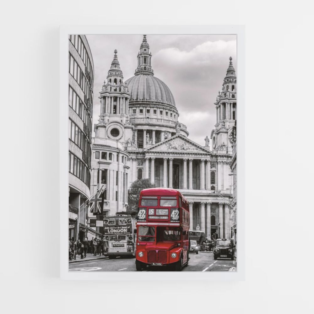 Póster Autobús rojo de Londres