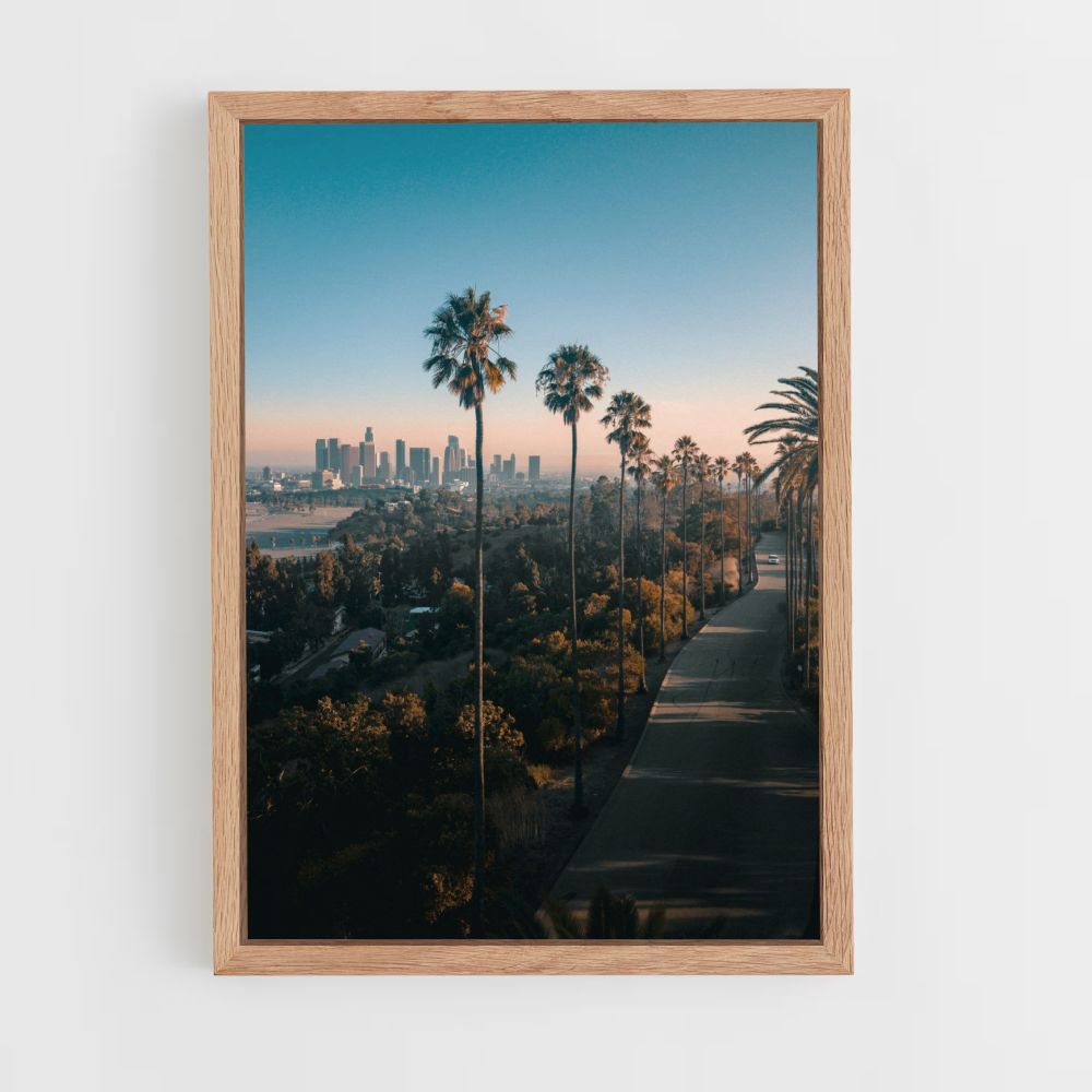 Palmera de Los Ángeles Póster