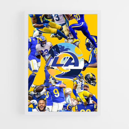 los-angeles-rams-2 cadre Blanc