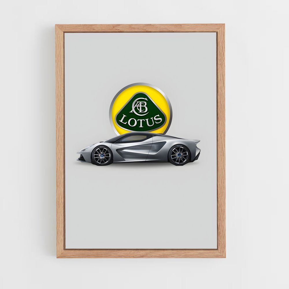 lotus-9 cadre Bois clair