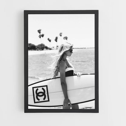 Póster Chanel Surf Blanco