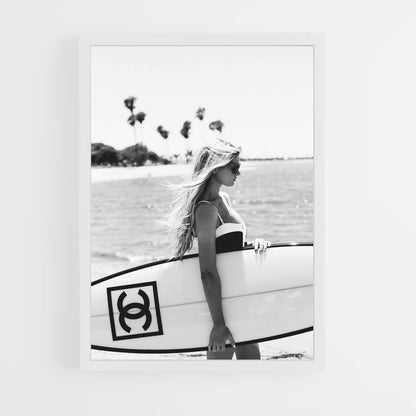 Póster Chanel Surf Blanco