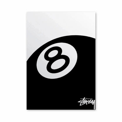 Póster Stussy Billar 8