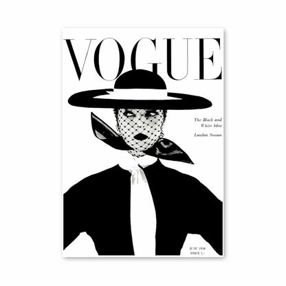 Cartel del periódico Vogue