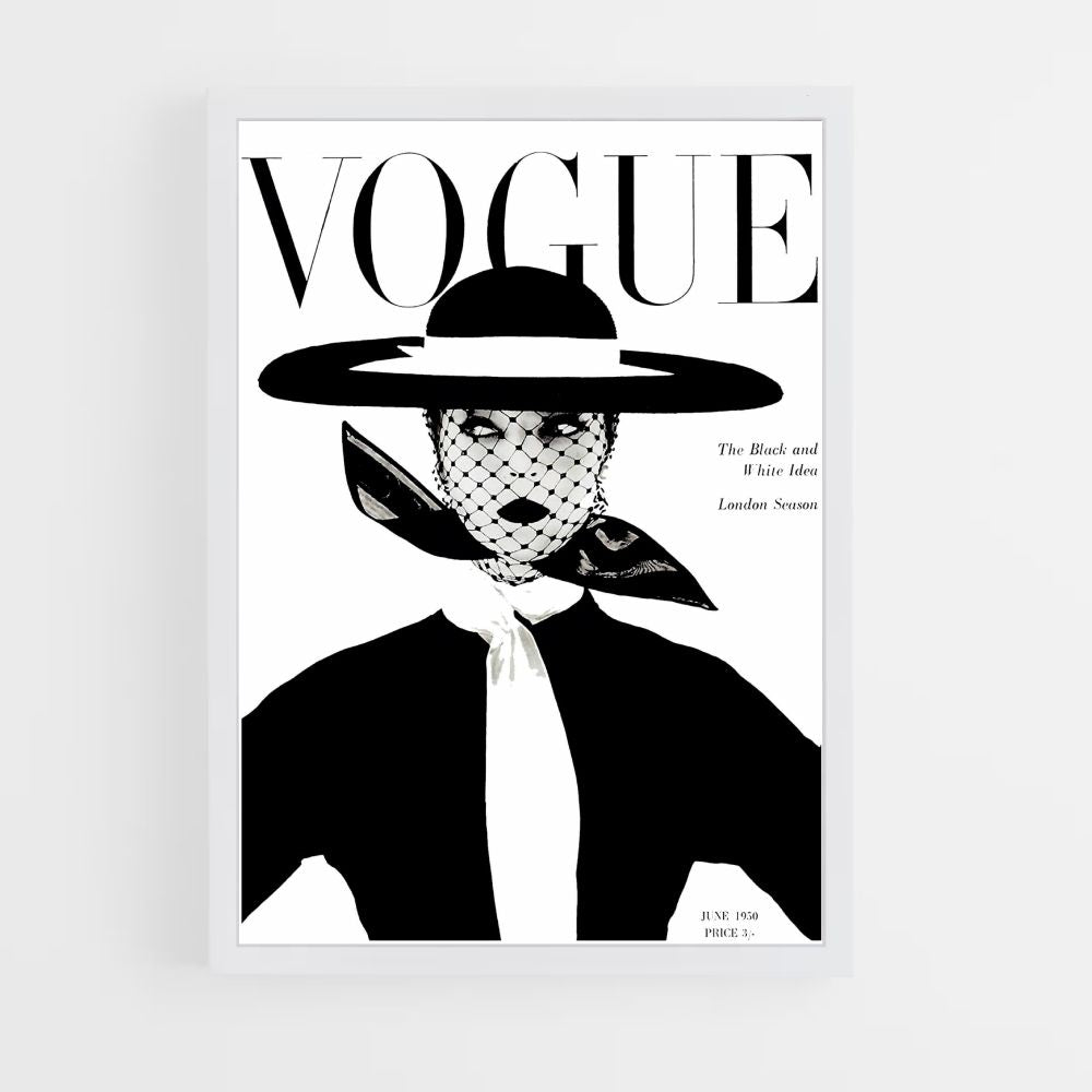 Cartel del periódico Vogue