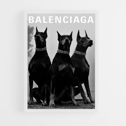 Perro Balenciaga Póster