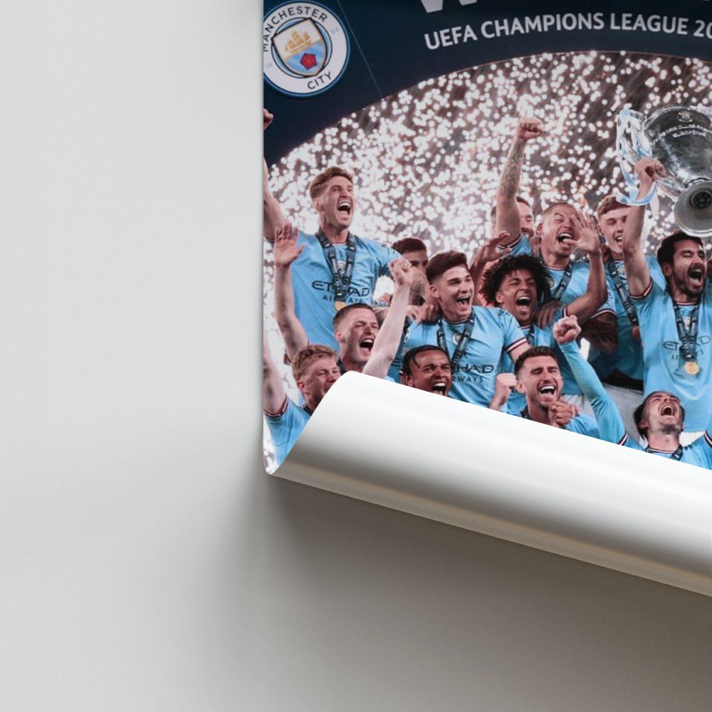 Celebración del Manchester City Póster