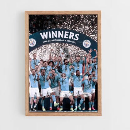 Celebración del Manchester City Póster