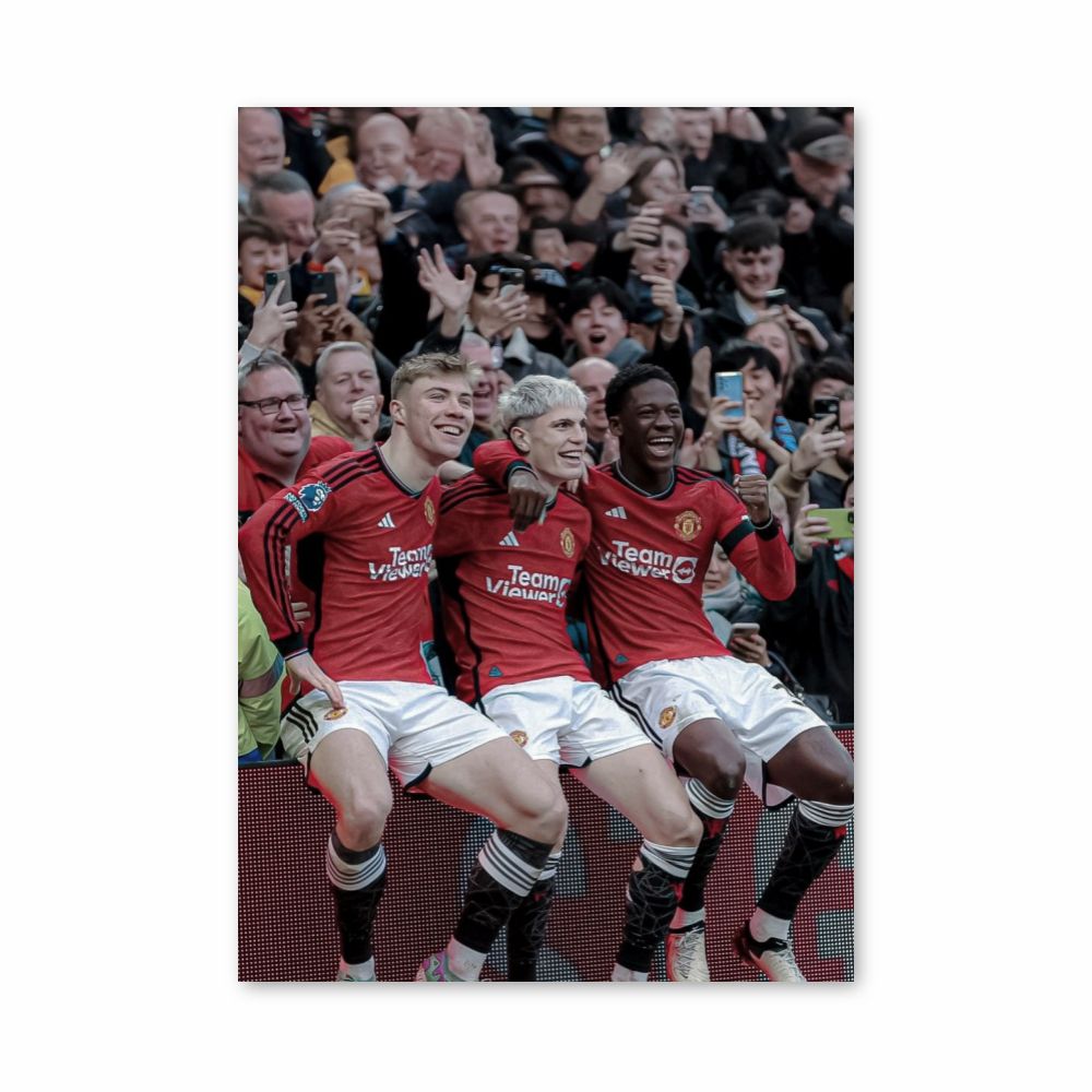 Equipo del Manchester United Póster