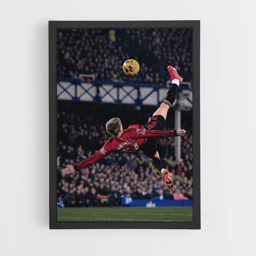 Póster Balón del Manchester United