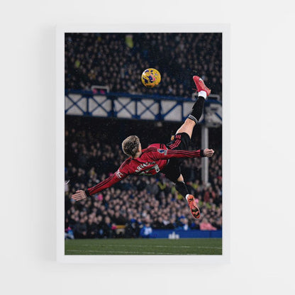 Póster Balón del Manchester United