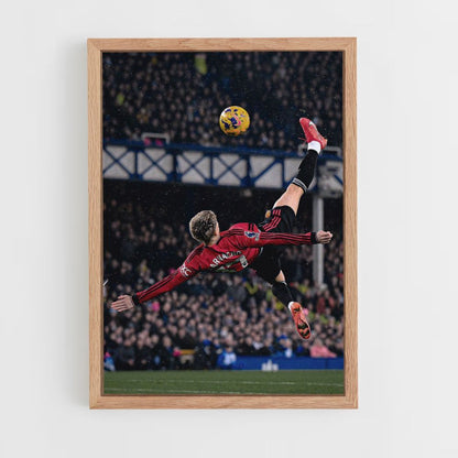 Póster Balón del Manchester United