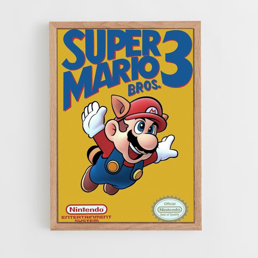 Póster Super Mario Bros 3