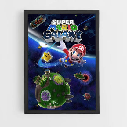 Póster Super Mario Galaxia